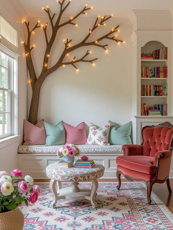 whimsical living room transformation