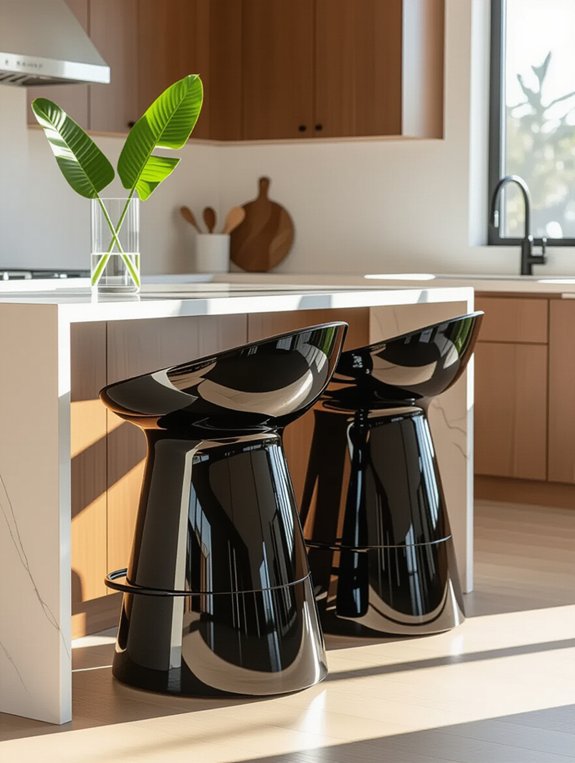 modern stylish kitchen seating