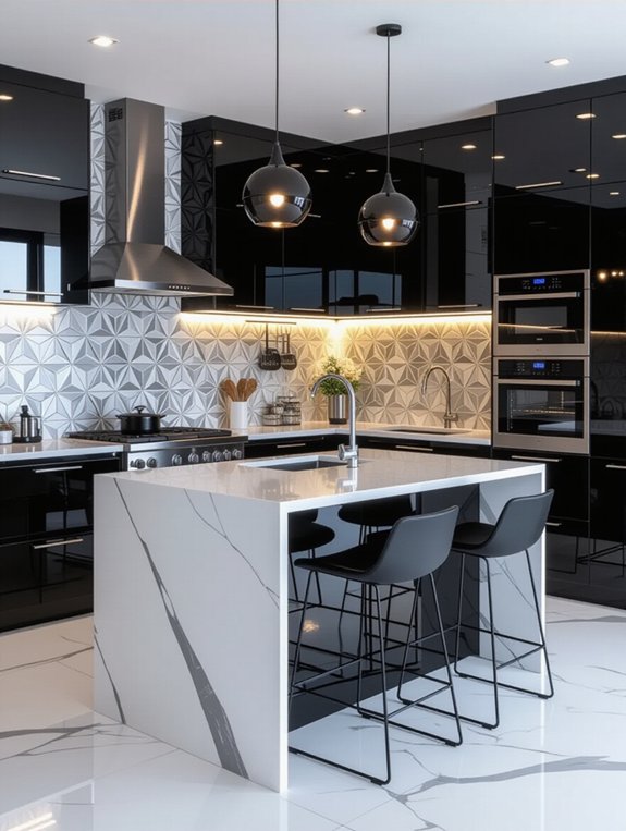 modern elegant kitchen design