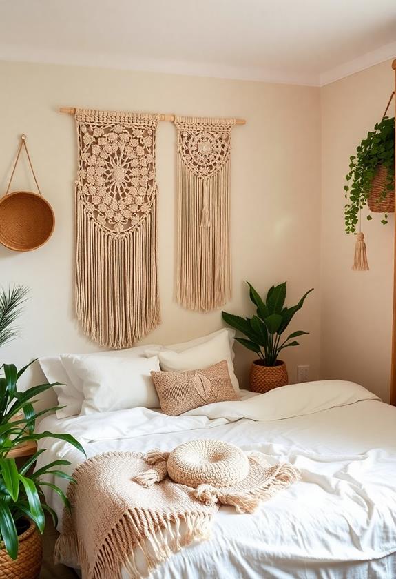 Macramé wall hanging