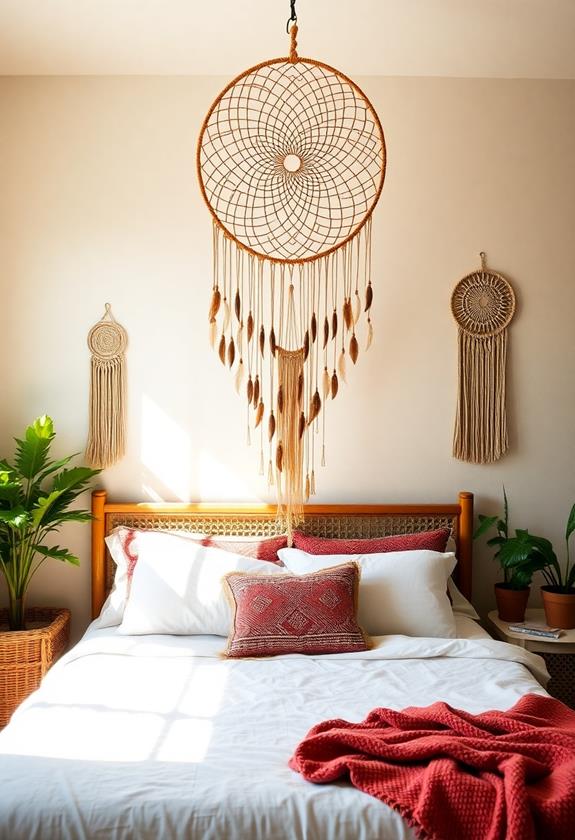 Boho dreamcatcher decor