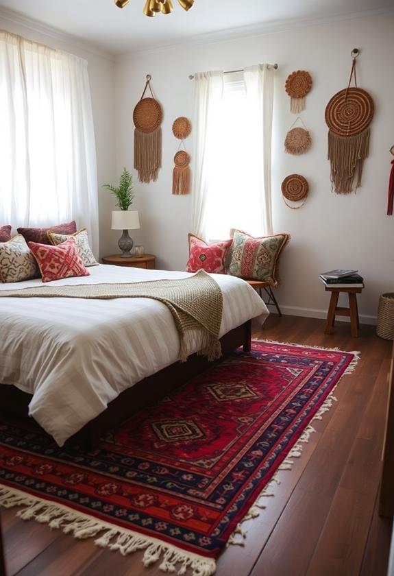 Ethnic patterned rugs