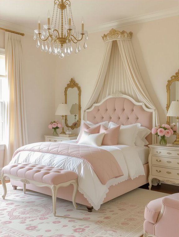 chic mirror accents enhance elegance