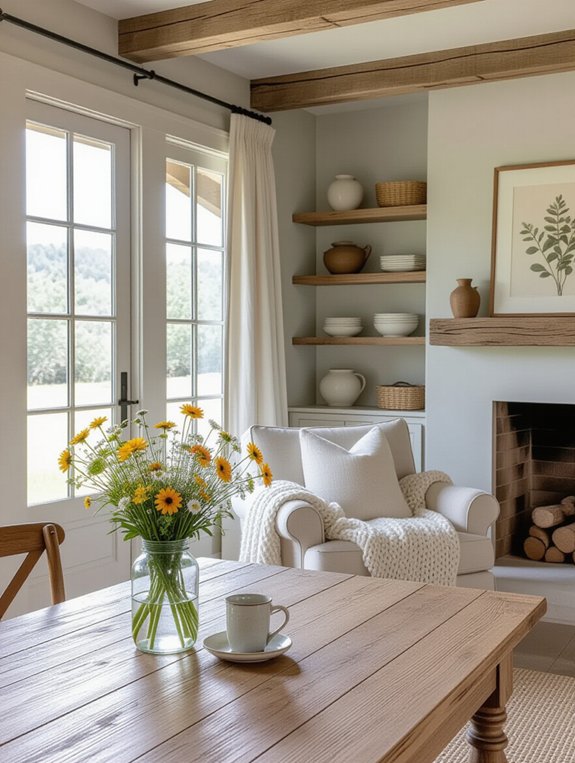 cozy stylish rustic atmosphere