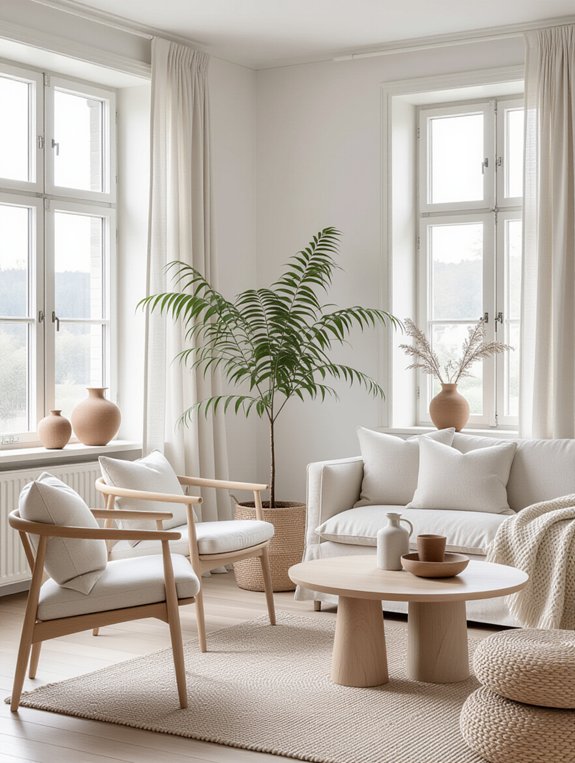 calm minimalist natural retreat