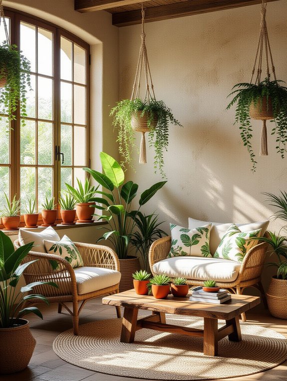 vibrant urban jungle retreat