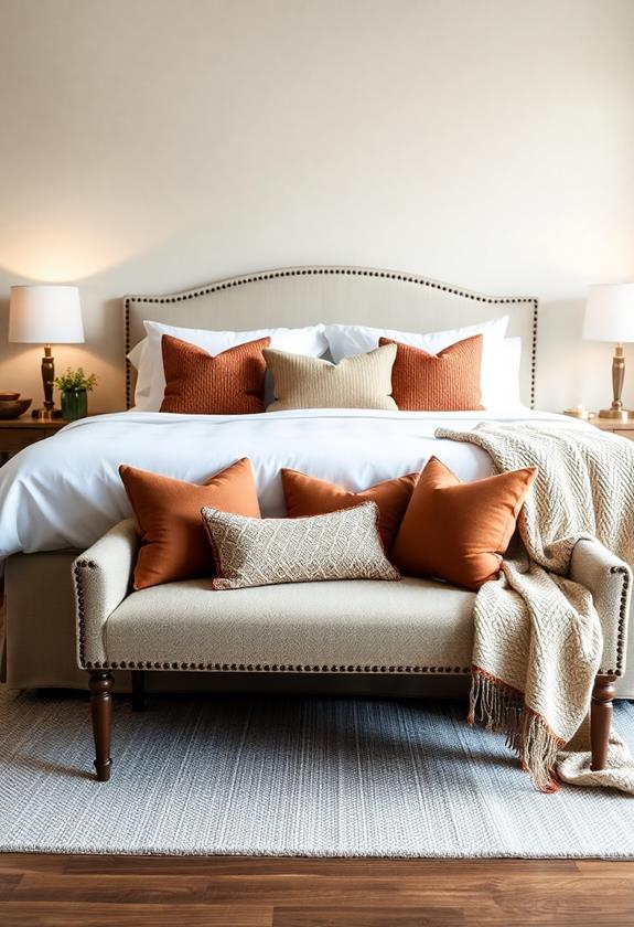 bench installation at foot