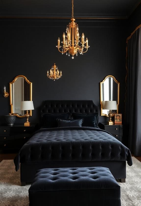 elegant black gold design