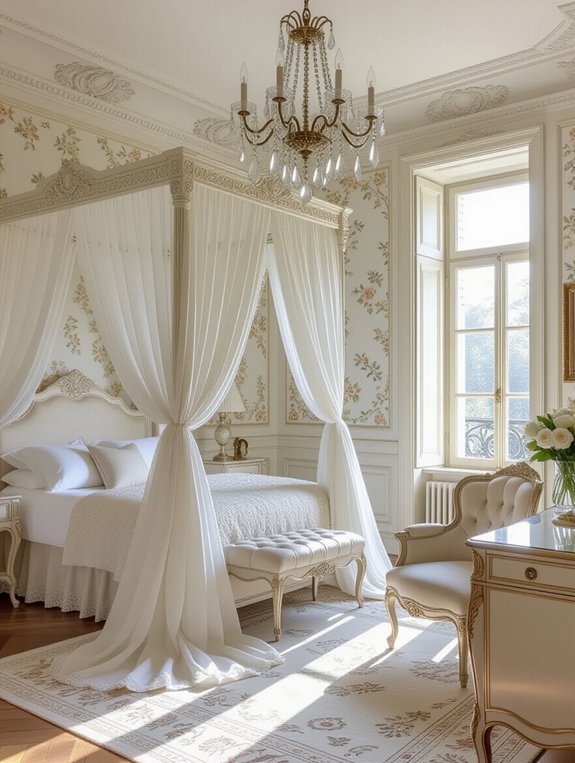 vintage elegance in bedroom