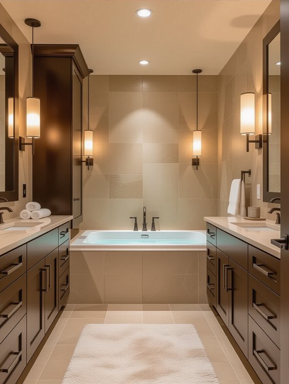 modern brown lighting options