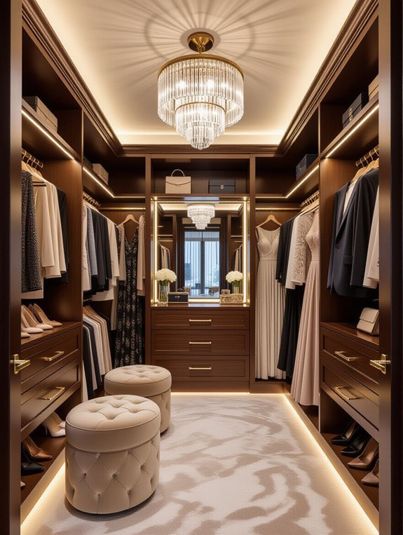 elegant closet transformation ideas