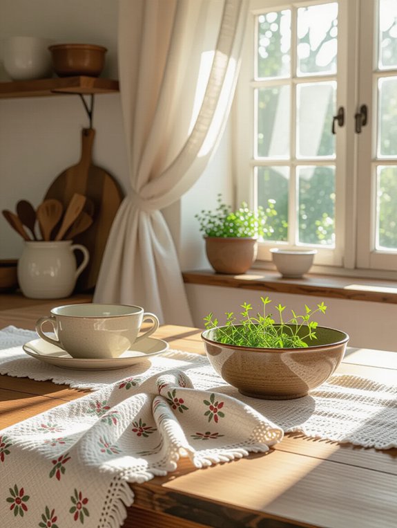 textured fabrics enhance kitchens