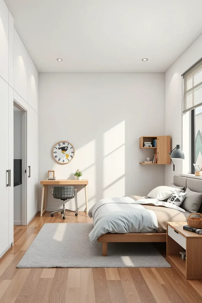 Minimalist Boys Bedroom