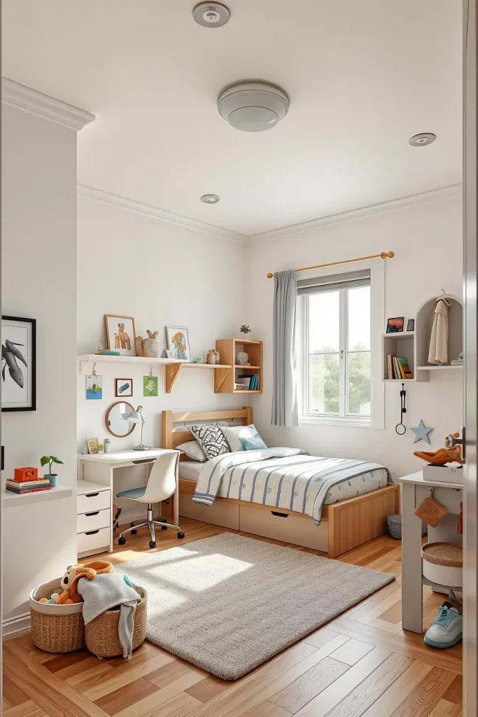 Small Boys Bedroom Storage