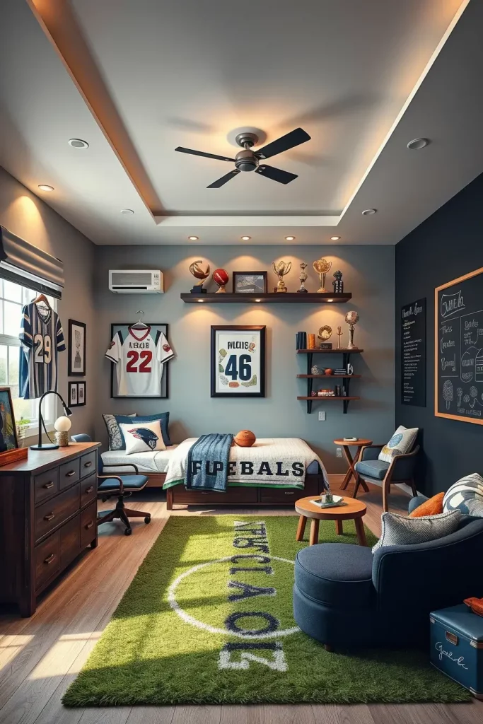 Athletic Boys Bedroom