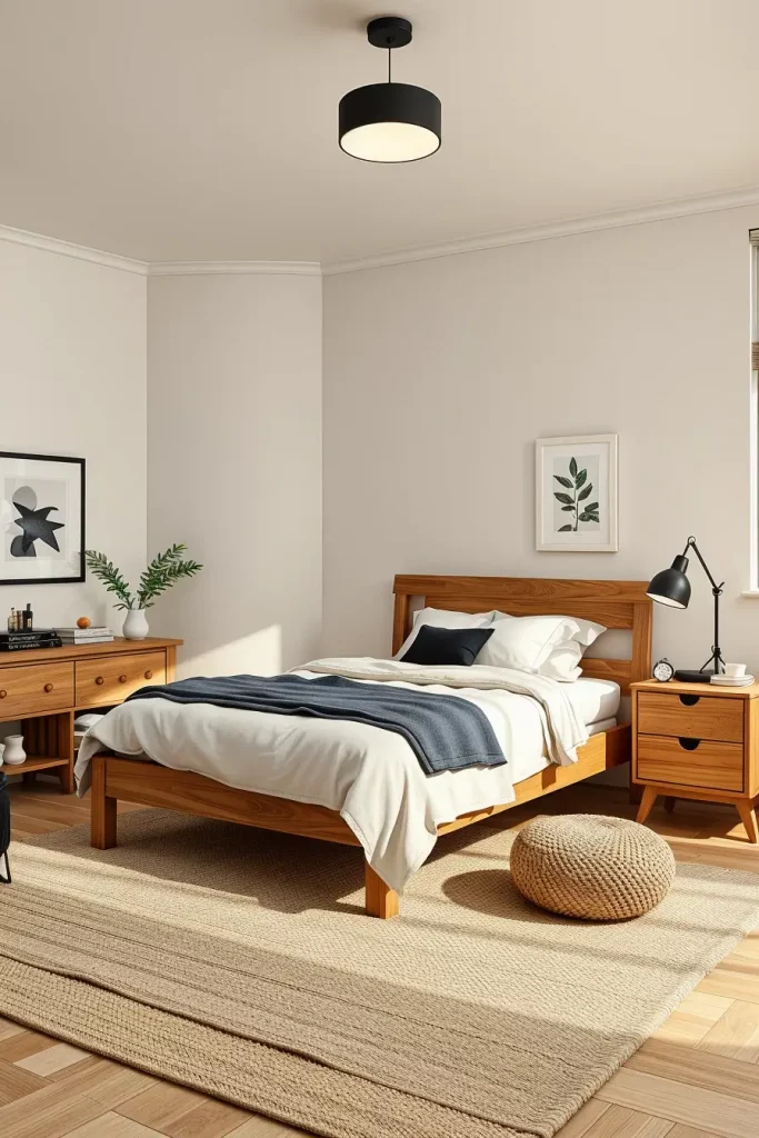 Wood and Dark Accents