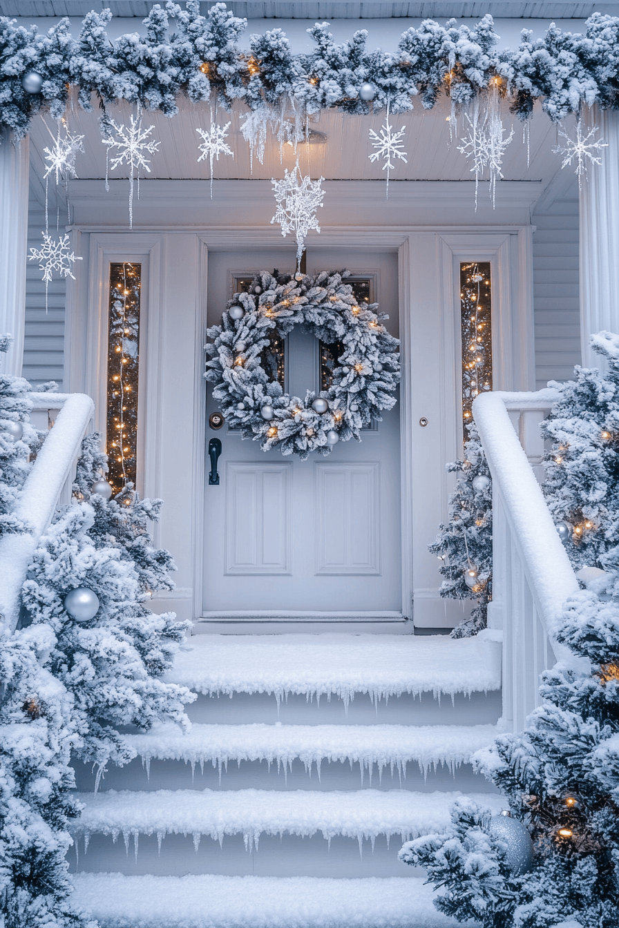 Frosted Winter Porch Theme