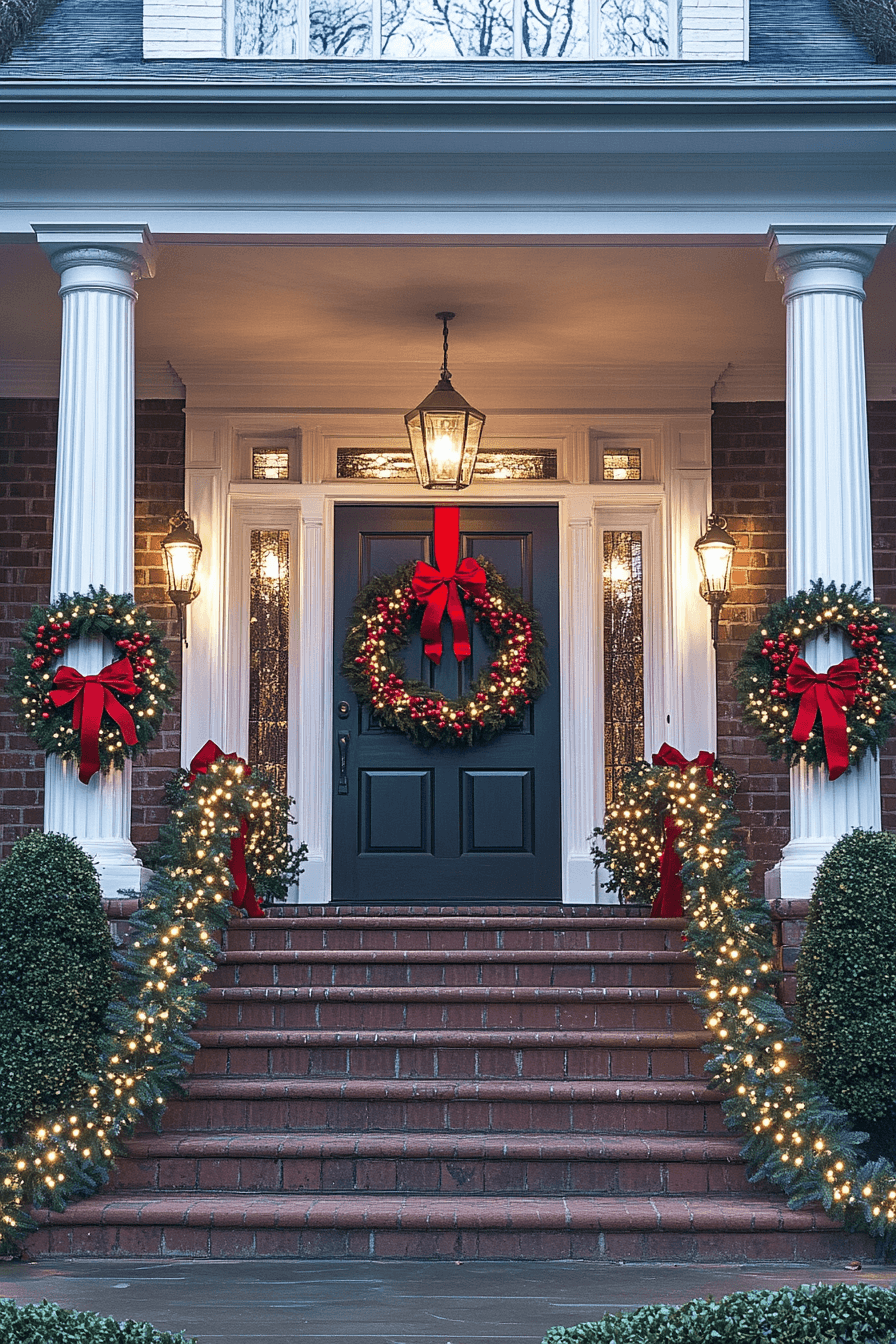 Classic Wreath Porch Design