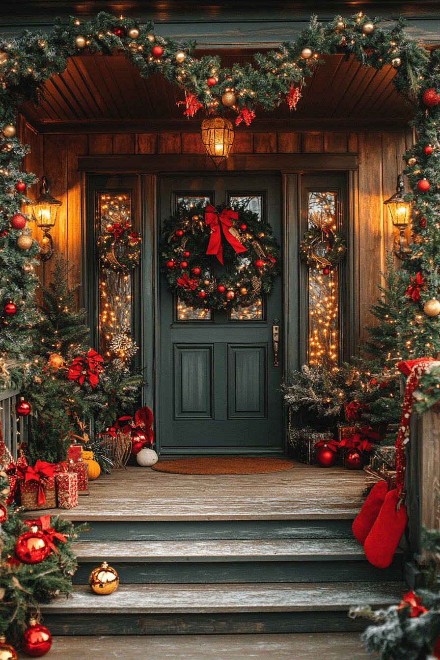 Festive and Joyful Porch