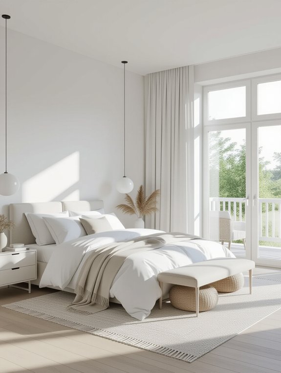 calm airy uncluttered retreat