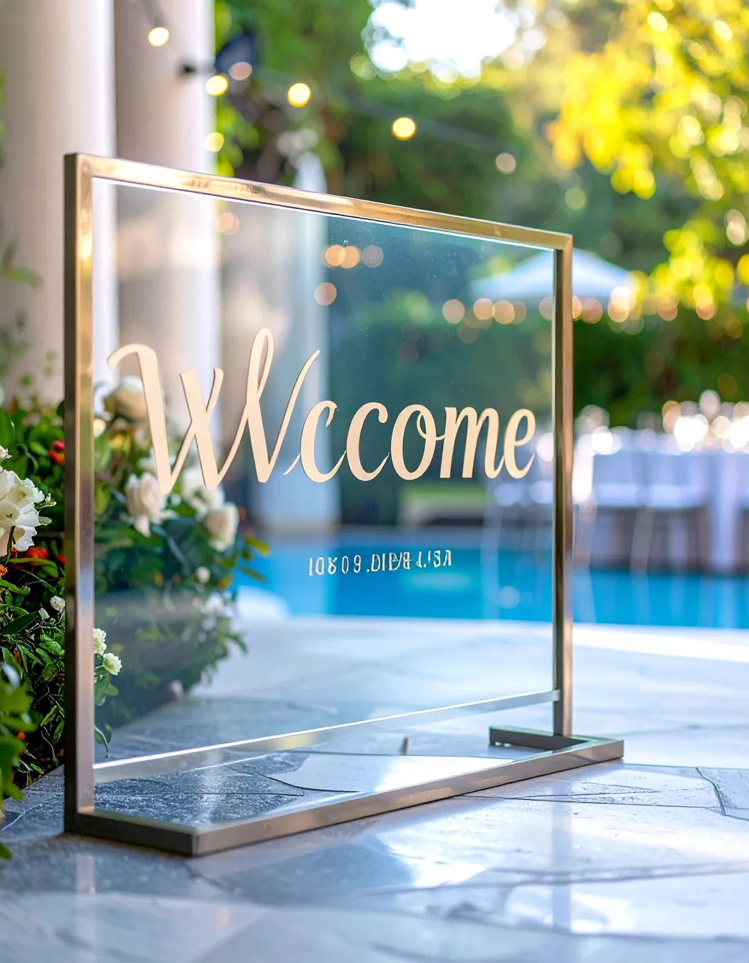 Acrylic Welcome Board Display