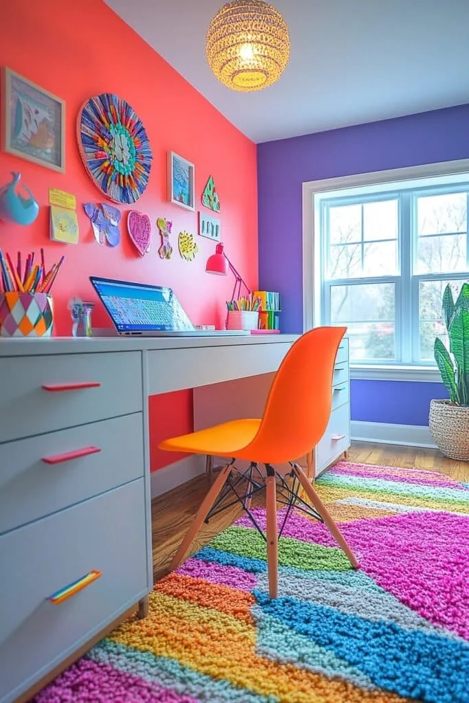 Vibrant and Playful Study Retreat